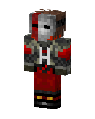 Red Hero Boy skin, 3D preview