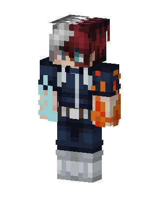 Shoto Todoroki Minecraft skin