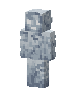 Stone Golem skin, 3D preview