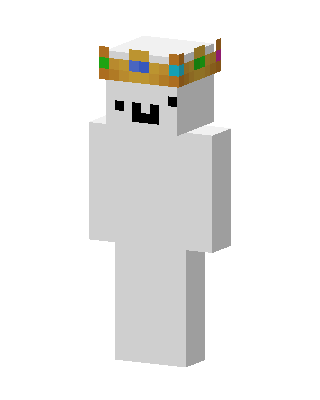Crowned Marshmallow skin, 3D preview