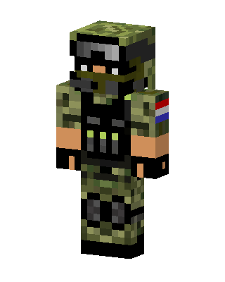 Camo Operator Minecraft skin
