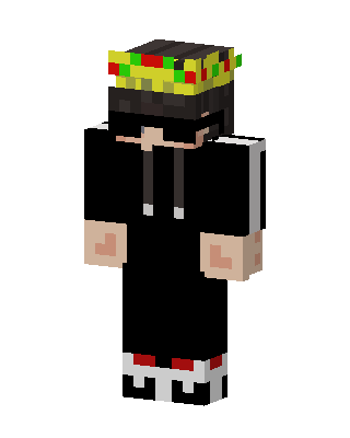 Rasta Hoodie skin, 3D preview