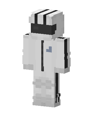 White Racer skin, 3D preview