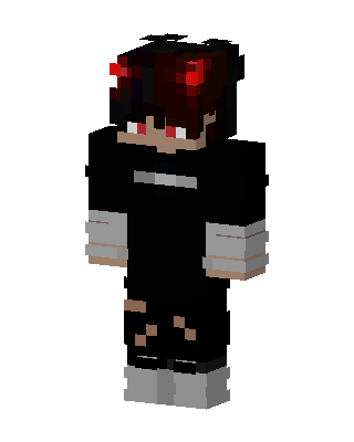 Black Glowing Villain Boy Minecraft skin