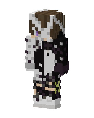 White E-Girl Minecraft skin
