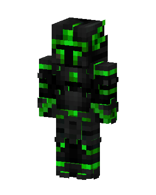 Black Villain Boy skin, 3D preview