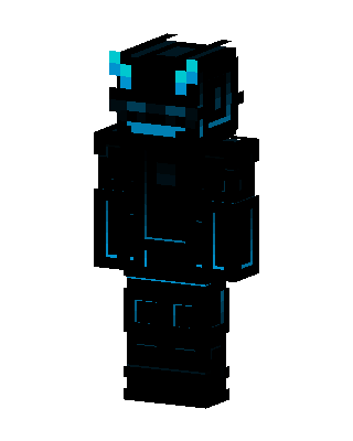Neon Shadow skin, 3D preview