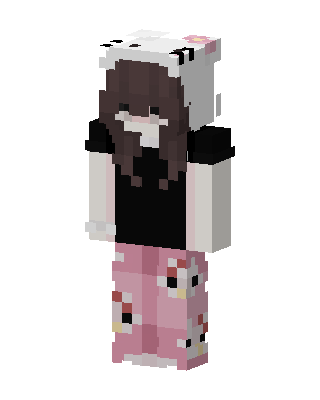 Hello Kitty Pajamas skin, 3D preview