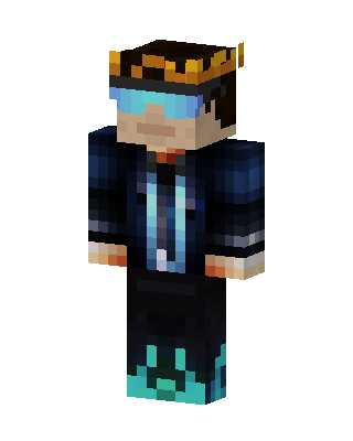 Crowned Cyber Suit Minecraft skin