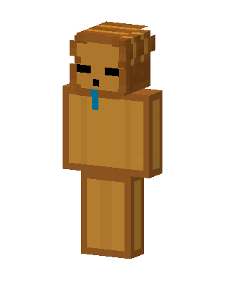 Gingerbread Man skin, 3D preview