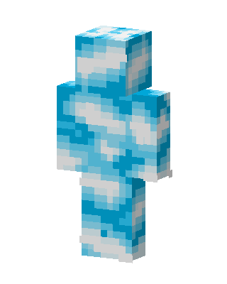Blue Mob skin, 3D preview