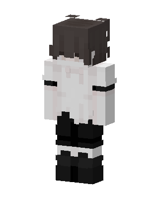 Monochrome Boy skin, 3D preview