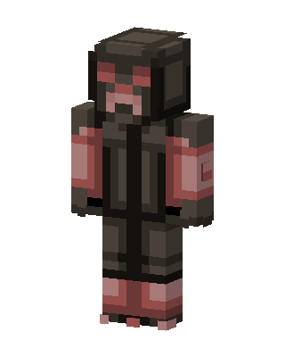 Gray Fighter Boy Minecraft skin