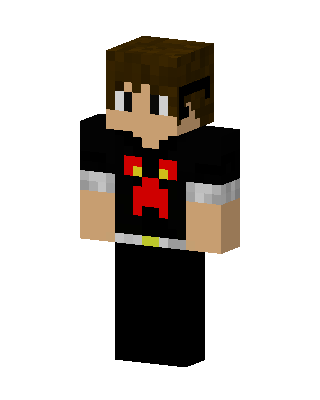 Creeper Shirt Boy skin, 3D preview
