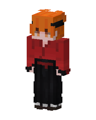 Red Hoodie Rebel Minecraft skin