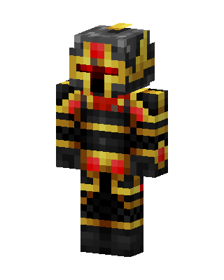 Black Fighter Boy skin, 3D preview