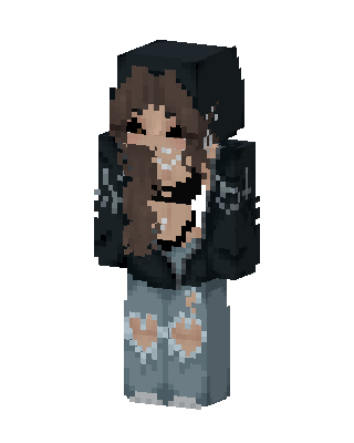 Hoodie Girl Minecraft skin