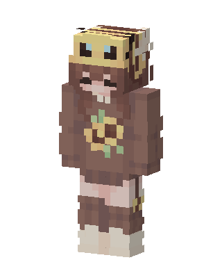 Bee Hoodie Girl Minecraft skin