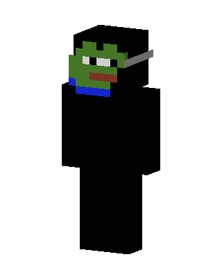 Black Zombie Boy skin, 3D preview