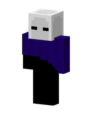 Pale Mask skin, 3D preview
