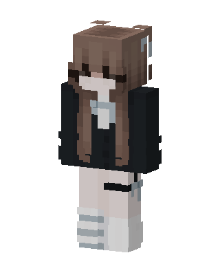 Brown Student Girl Minecraft skin
