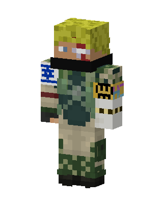 Camo Soldier skin, 3D preview
