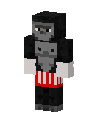 Black Mob Boy skin, 3D preview