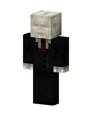 Black Villain Boy skin, 3D preview