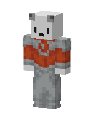 Panda Knight skin, 3D preview