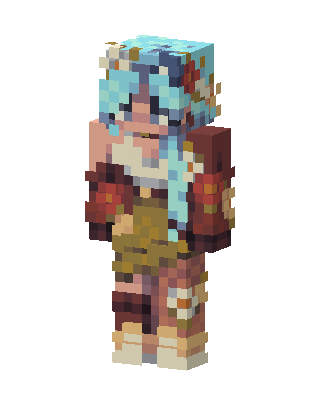 Autumn Warrior skin, 3D preview