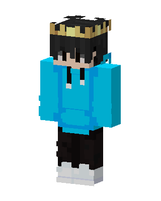 Blue King Minecraft skin