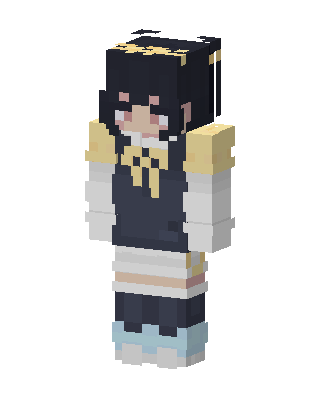 Gold Trim Maid Minecraft skin
