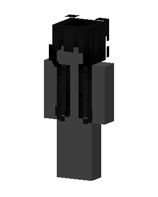 Shadow Girl skin, 3D preview