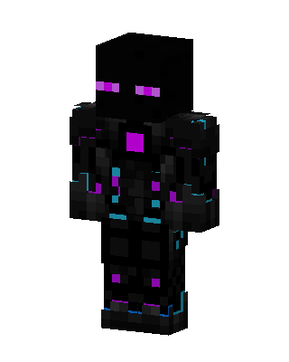 Ender Armor skin, 3D preview