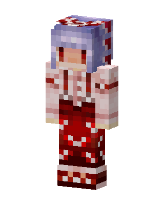 Red Holiday Girl Minecraft Christmas skin