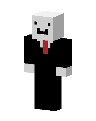 Smiling Suit Guy skin, 3D preview