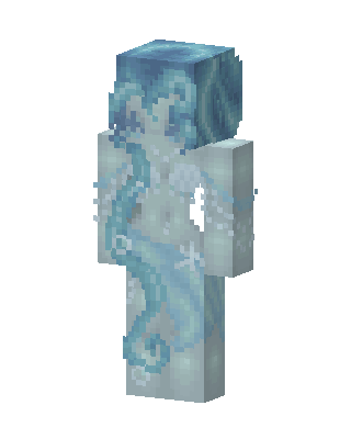 Water Spirit skin, 3D preview