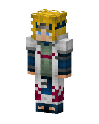 Minato Namikaze skin, 3D preview