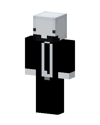 Mustache Suit Guy skin, 3D preview