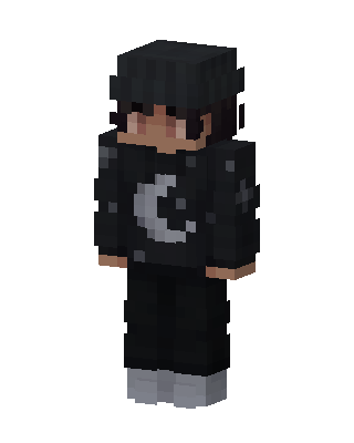 Moon Hoodie skin, 3D preview