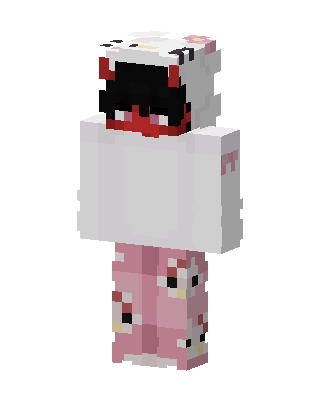 Hello Kitty Monster skin, 3D preview