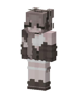 Cozy Bear Girl skin, 3D preview