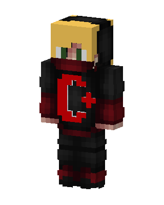 Crimson Hooded Blond skin, 3D preview
