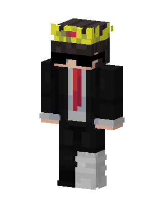 Crowned Businessman skin, 3D preview