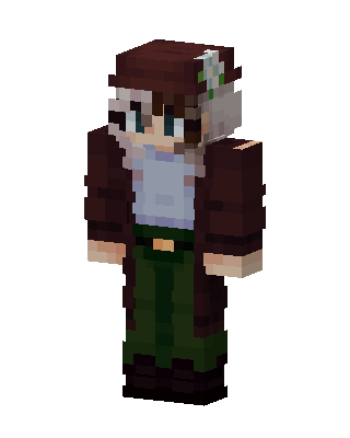 Brown Player Boy skin, 3D preview