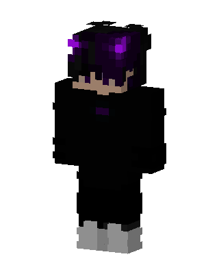 Ender Hoodie Boy skin, 3D preview