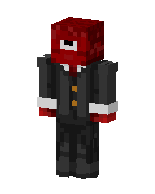 Red Villain Boy Minecraft skin