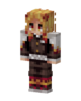 Rengoku skin, 3D preview