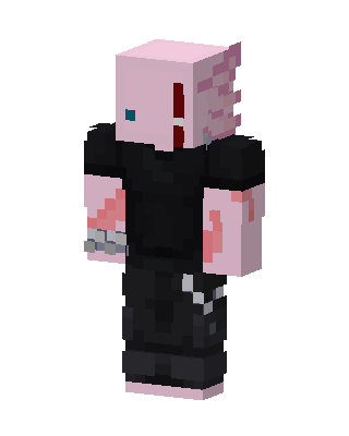 Black Villain Girl Minecraft mob skin