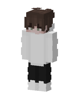 Cozy Hoodie Boy skin, 3D preview